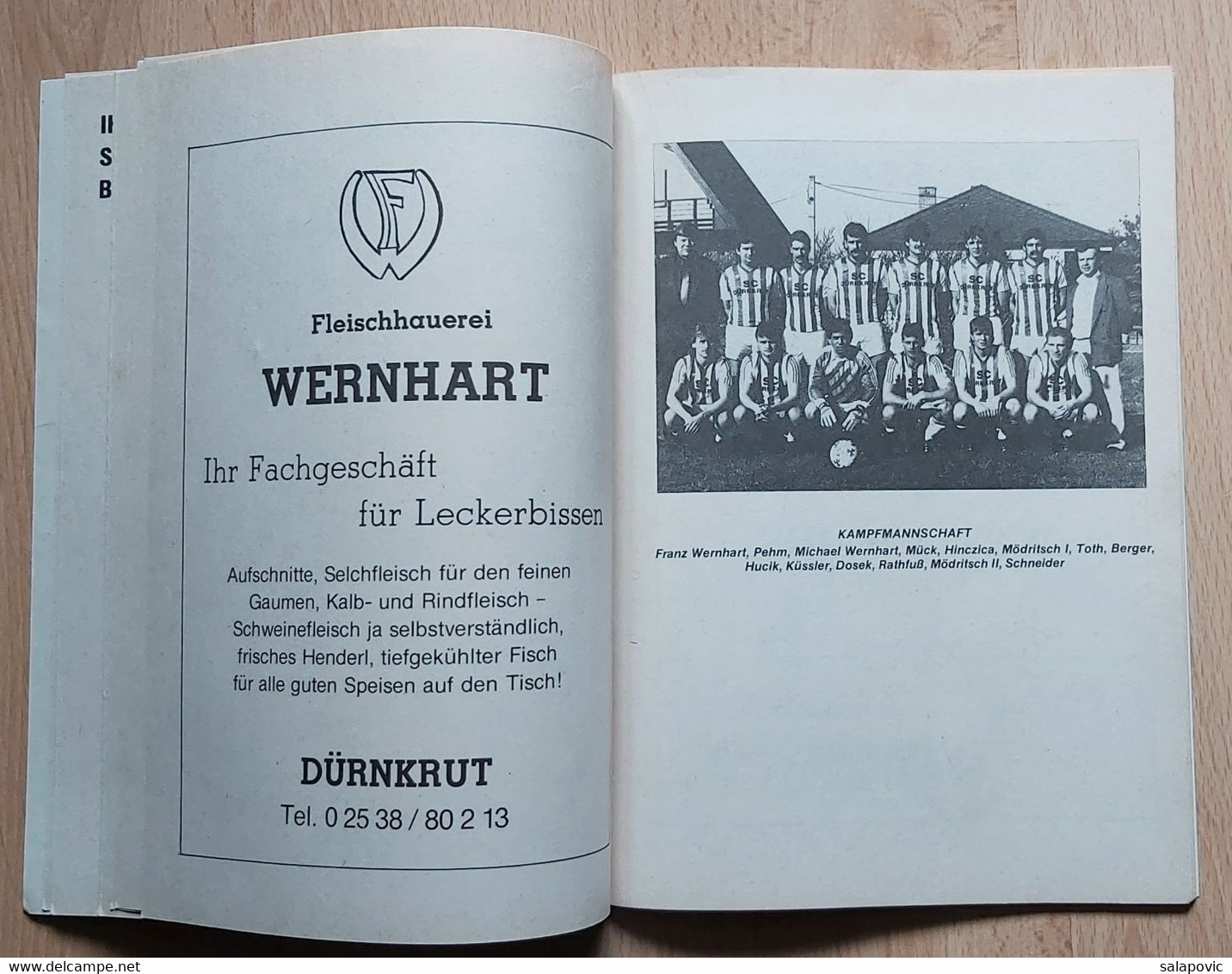 SC Dürnkrut Football Club Austria 70 Jahre Sportclub Festliche Tage 1. - 4. Juni 1990 - Libros