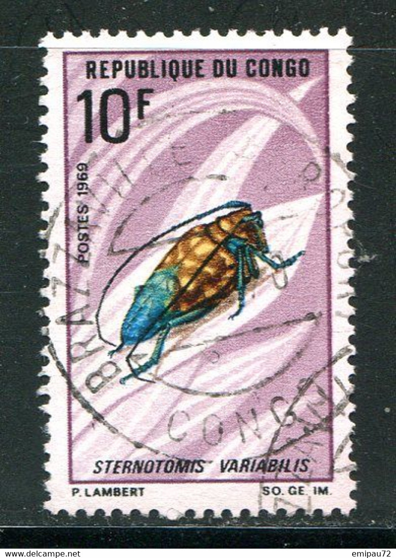 CONGO- Y&T N°272- Oblitéré (insectes) - Oblitérés