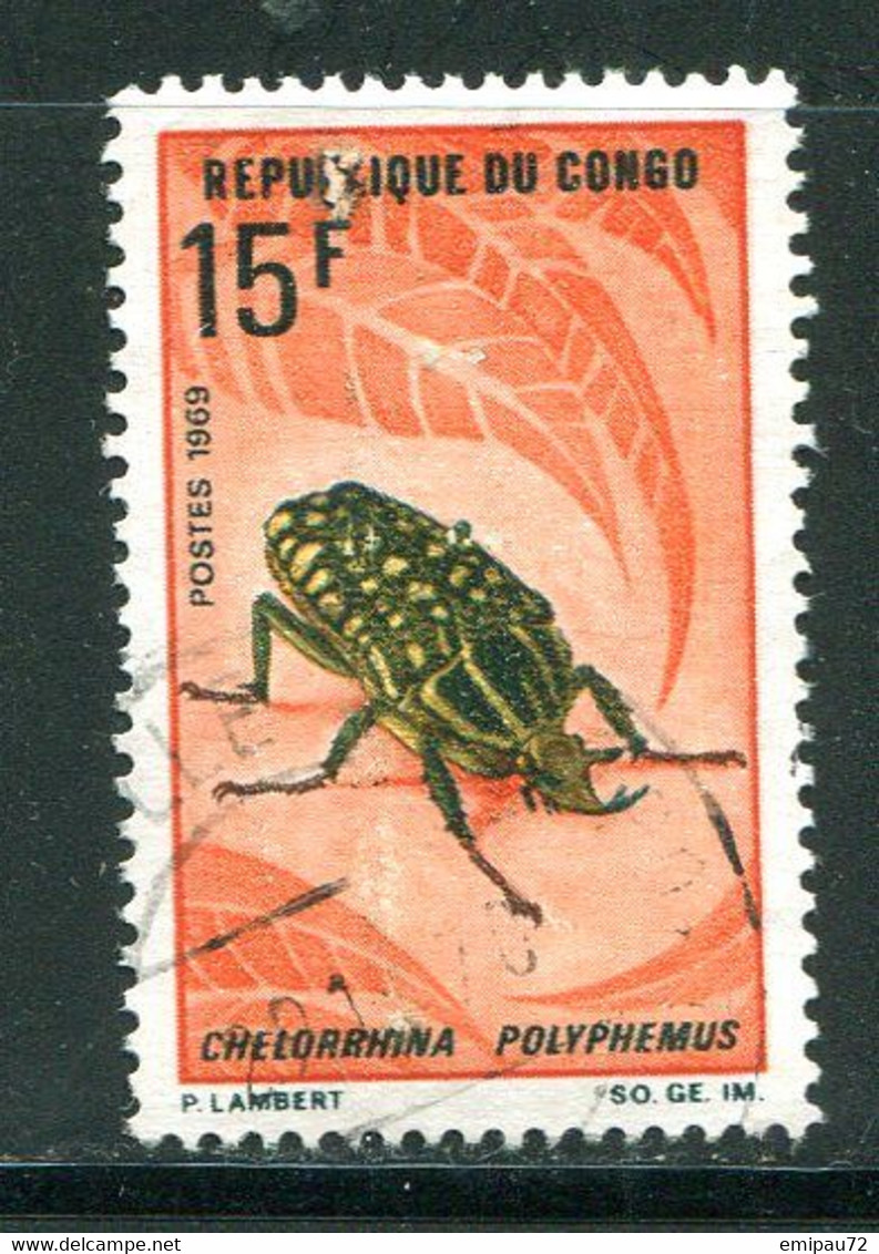 CONGO- Y&T N°273- Oblitéré (insectes) - Oblitérés