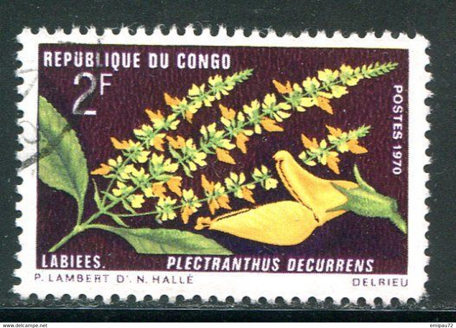 CONGO- Y&T N°269- Oblitéré (fleurs) - Oblitérés