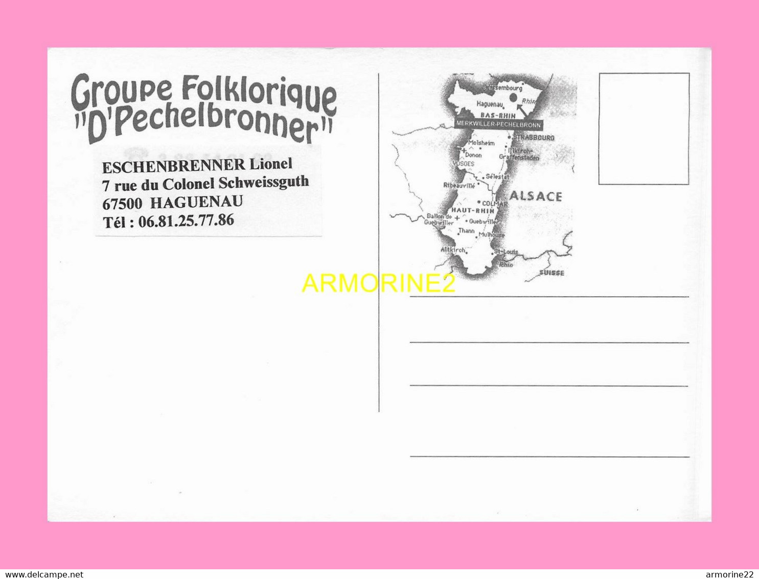 CPM HAGUENAU Groupe Folklorique  D'PECHELBRONNER - Haguenau