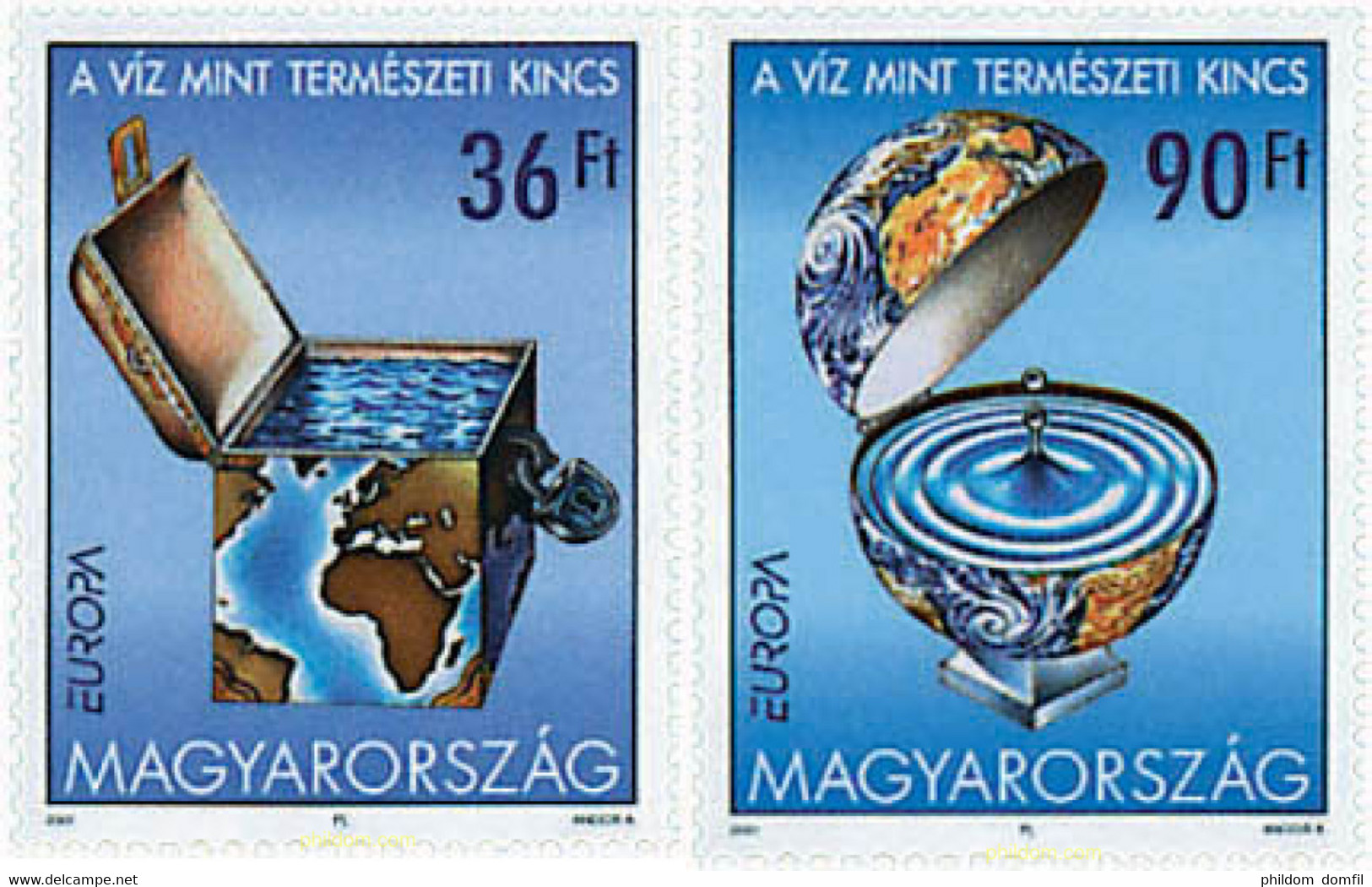 79251 MNH HUNGRIA 2001 EUROPA CEPT. CONSTRUCCION EUROPEA - Oblitérés