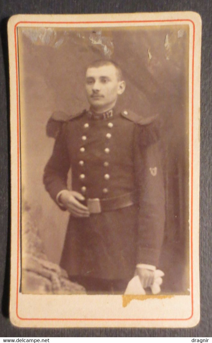 17 Eme Bataillon  Chasseur à Pied - Rambervillers - Photo Type Cabinet - Militaire - T.B.E - - Uniformes