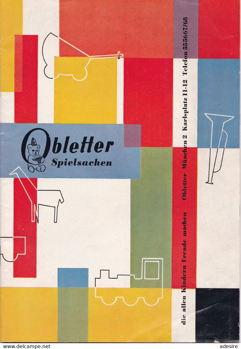 OBLETTER SPIELSACHEN KATALOG Mit Preise - Ca.30 Seiten A4 Format, Deutschsprachig ... - Deutsch