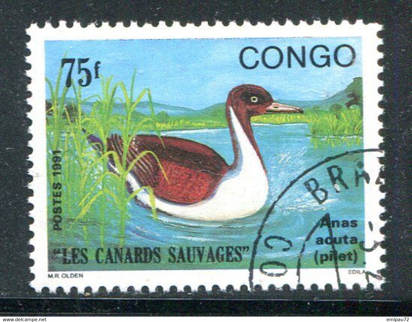 CONGO- Y&T N°912- Oblitéré (canard) - Oblitérés