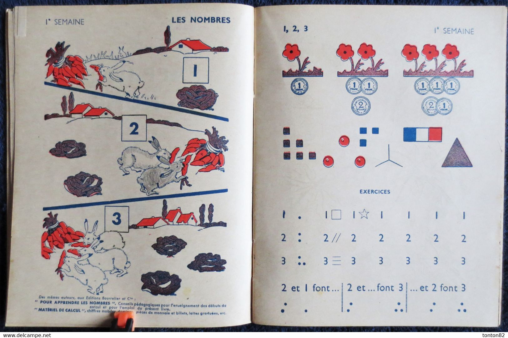 Chatelet / Crépin / Blanquet - Pour Apprendre Les NOMBRES - Éditions Bourrelier & Cie. - ( 1944 ) . - 0-6 Años