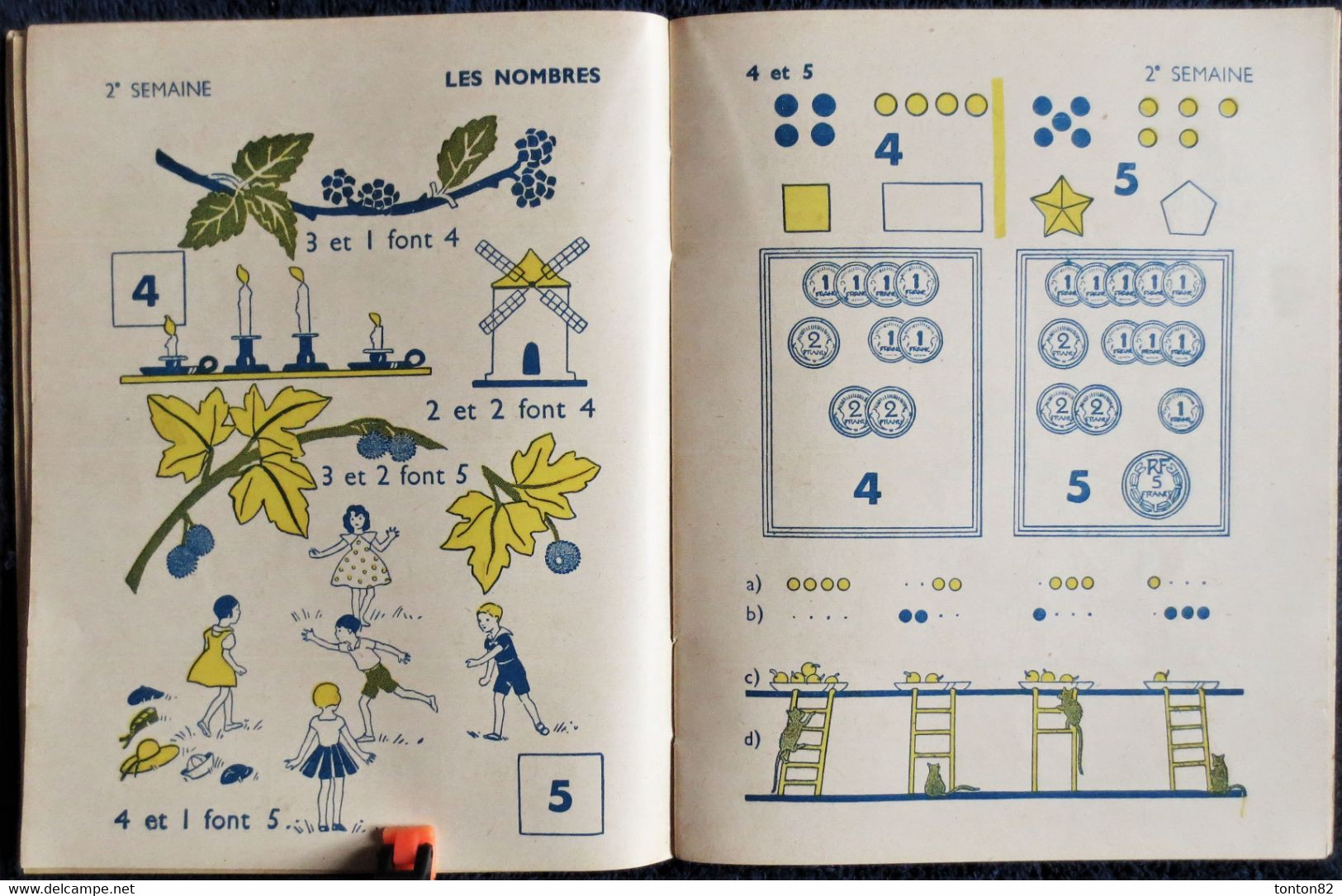 Chatelet / Crépin / Blanquet - Pour Apprendre Les NOMBRES - Éditions Bourrelier & Cie. - ( 1944 ) . - 0-6 Years Old