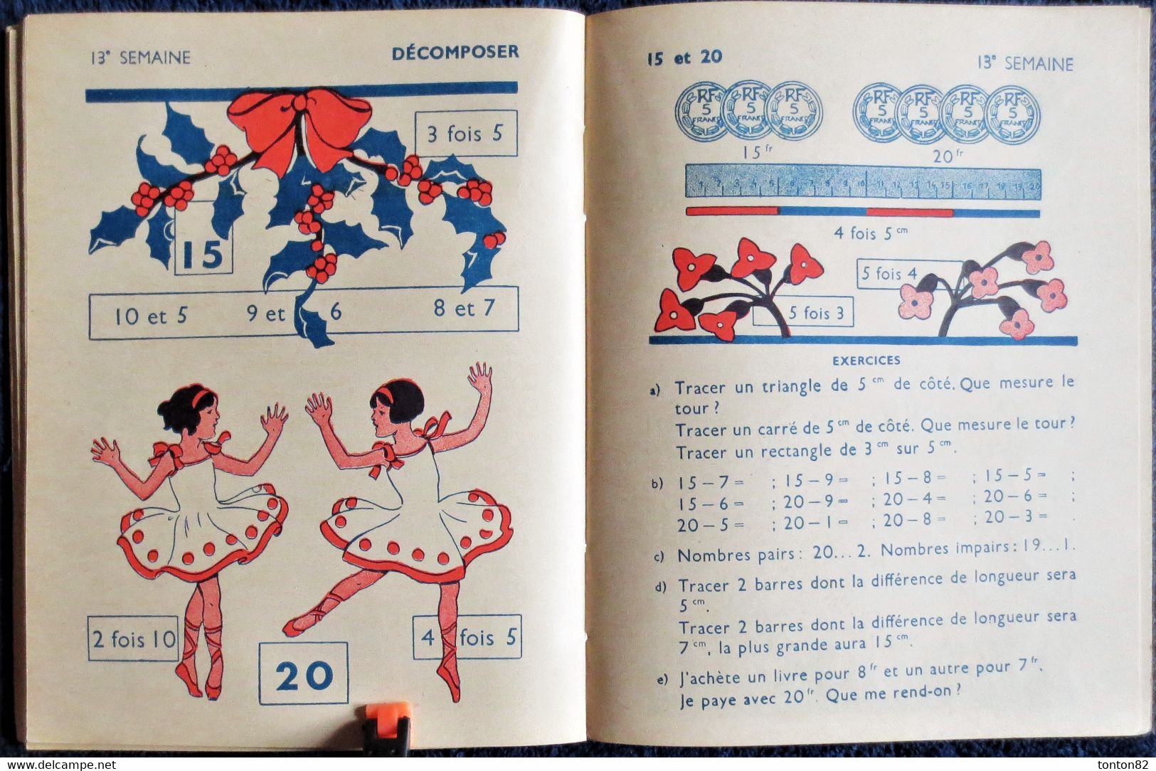 Chatelet / Crépin / Blanquet - Pour apprendre les NOMBRES - Éditions Bourrelier & Cie. - ( 1944 ) .