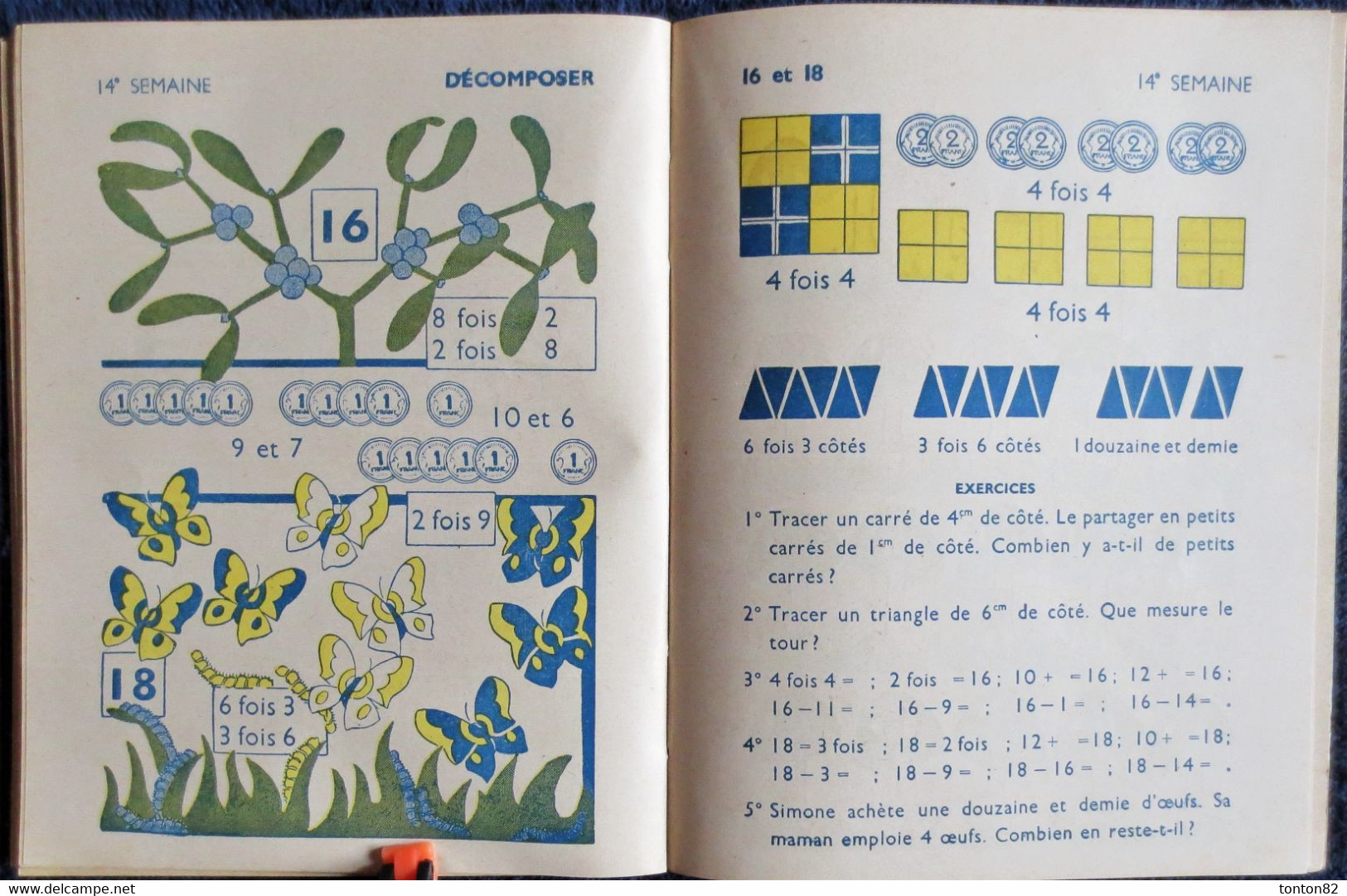 Chatelet / Crépin / Blanquet - Pour apprendre les NOMBRES - Éditions Bourrelier & Cie. - ( 1944 ) .