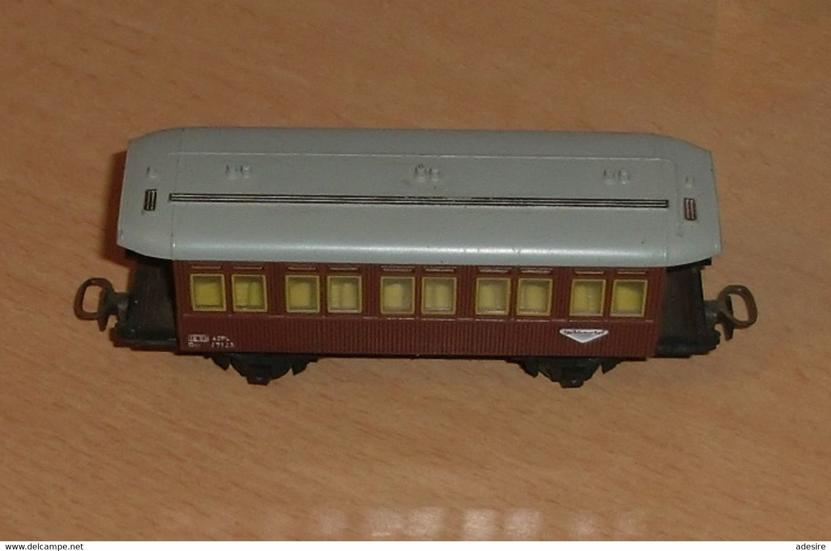 PERSONENWAGEN 10.91 Braunrot Von KLEINBAHN H0 ... - Voitures Voyageurs