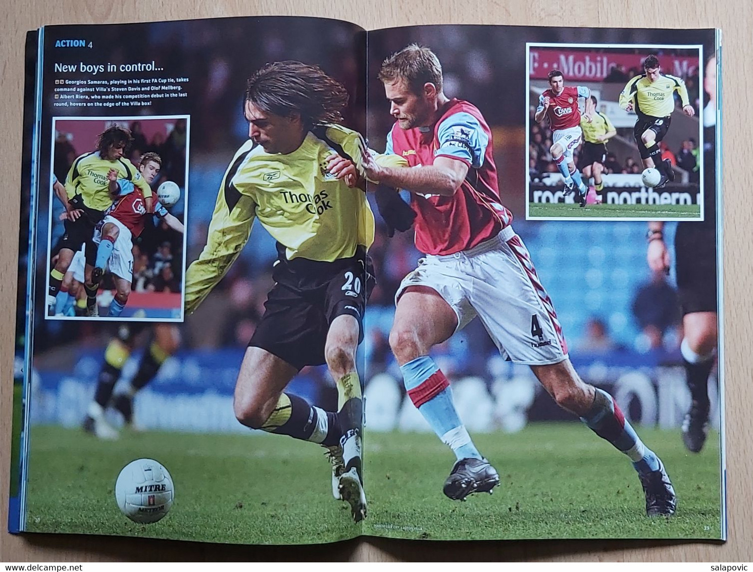 Manchester City vs Aston Villa  England 2006 Football match program