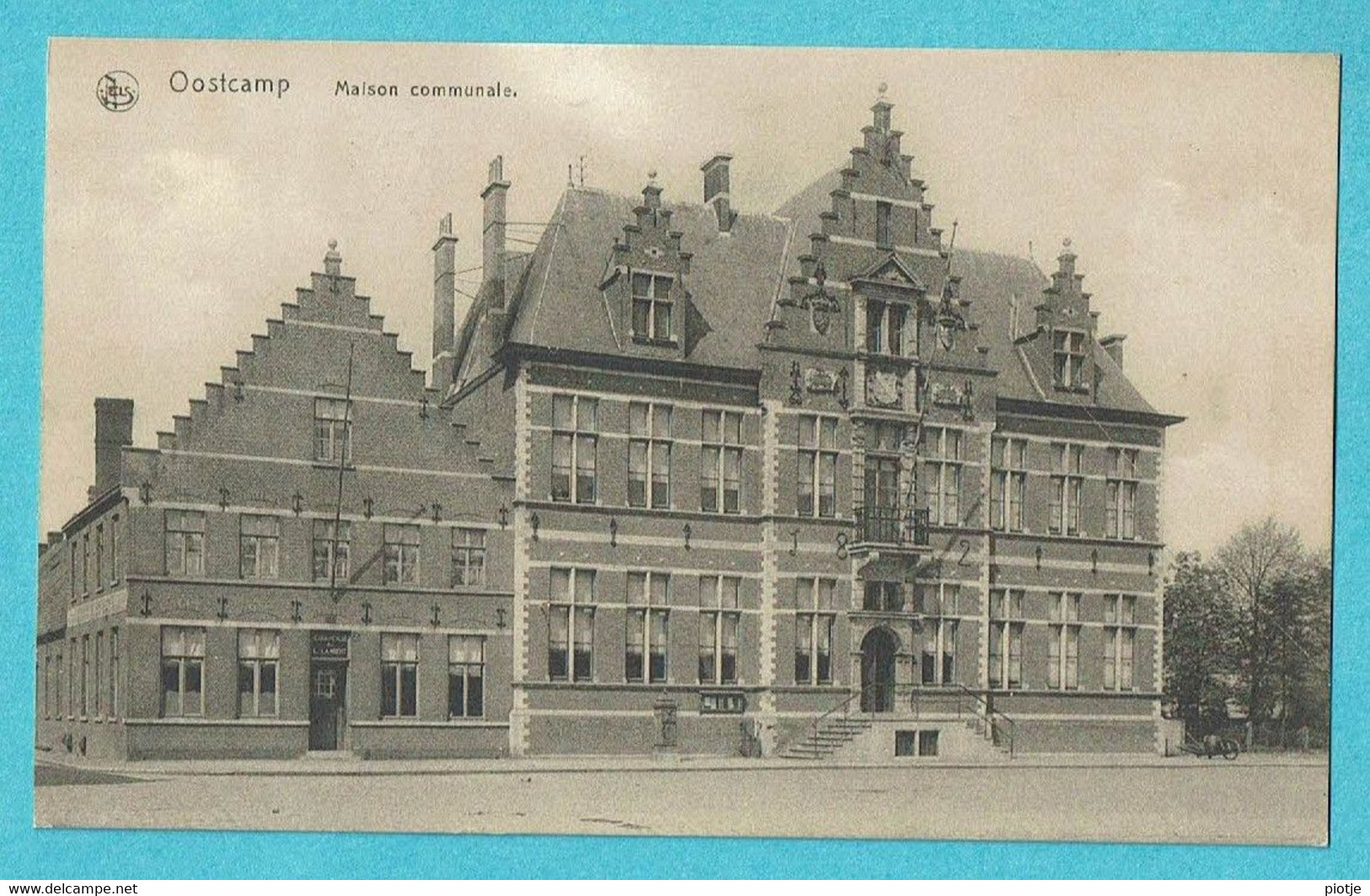 * Oostkamp - Oostcamp (West Vlaanderen) * (Nels, Ern Thill) Maison Communale, Gemeentehuis, Hotel De Ville, Façade, Old - Oostkamp