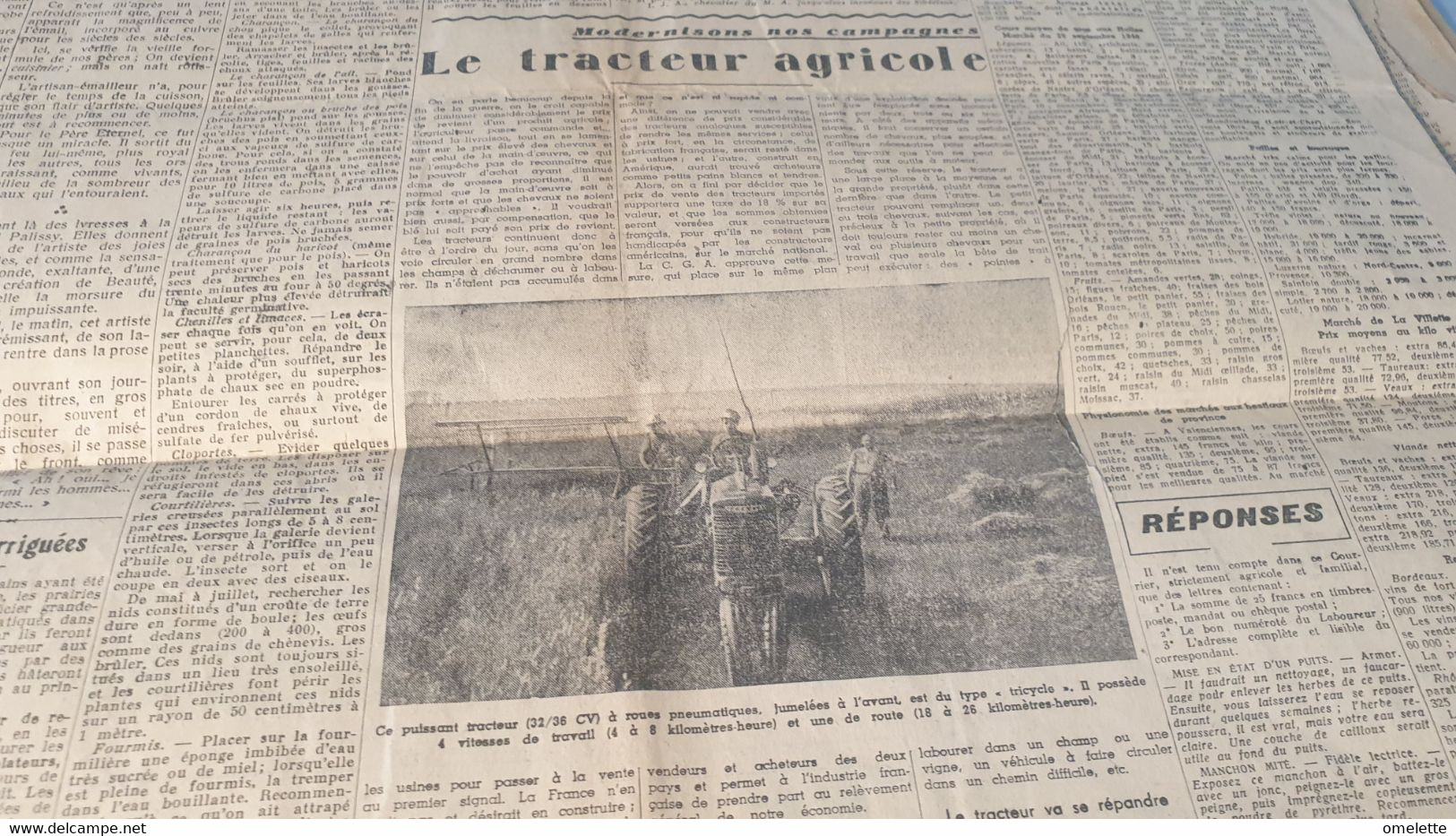 LA CROIX 46 /JUGEMENT NUREMBERG /LISIEUX /EPINAL DE GAULLE /CONFERENCE 21 /TRACTEUR AGRICOLE - General Issues