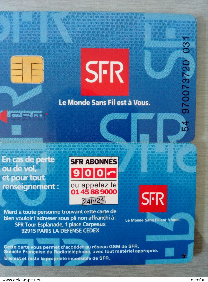 FRANCE GSM LIGNE SFR MINT UT - Voorafbetaalde Kaarten: Gsm