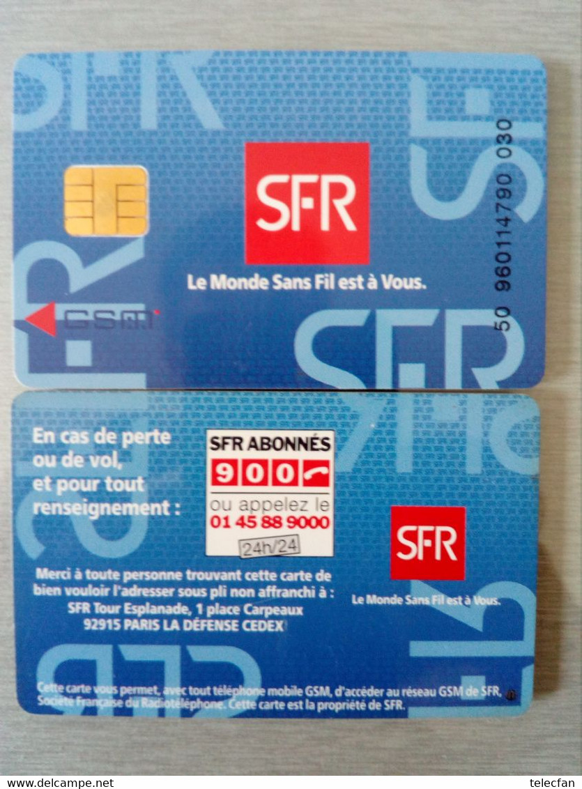 FRANCE GSM LIGNE SFR MINT UT - Nachladekarten (Handy/SIM)