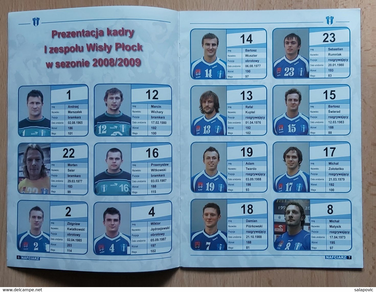 Nafciarz (oficjalna Gazeta Wisły Płock) Nr 17 - The Official Newspaper Of Wisła Płock Wiosna 2008 Football Match Program - Libros
