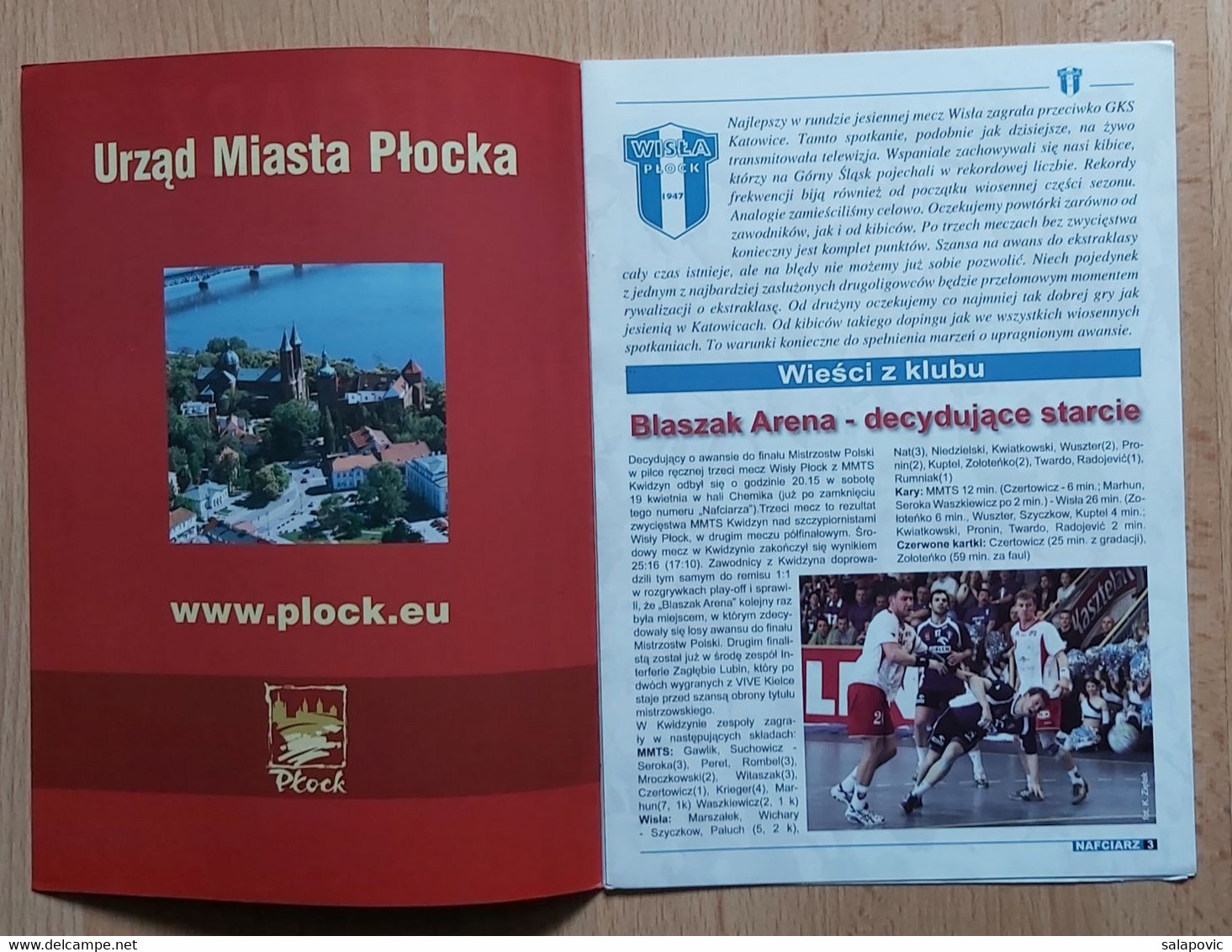 Nafciarz (oficjalna Gazeta Wisły Płock) Nr 6 - The Official Newspaper Of Wisła Płock Wiosna 2008 Football Match Program - Books