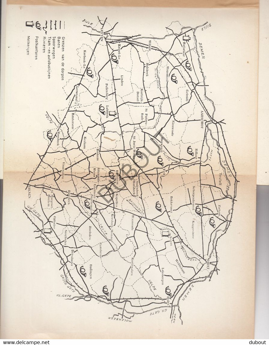 Mooi Hageland - 1953 - Met Uitslaande Kaart, Talrijke Illustraties (S263) - Antique