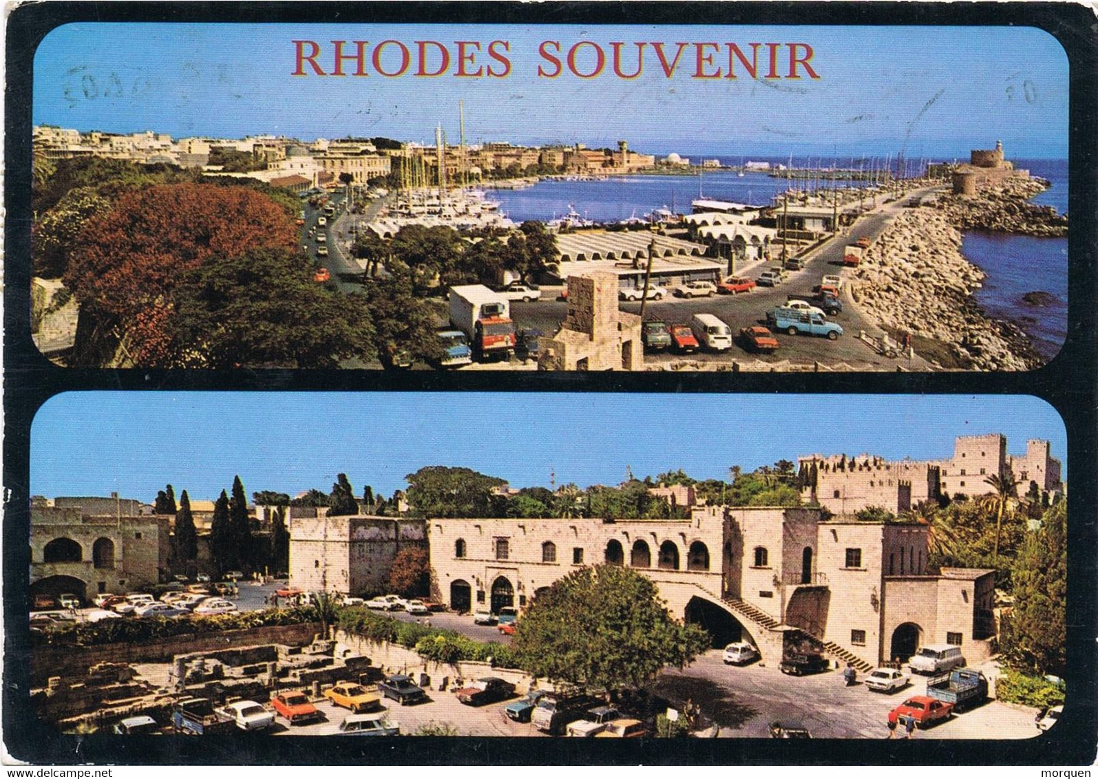 47782. Postal RODAS (Grecia) 1983. Vistas De RODAS - Brieven En Documenten