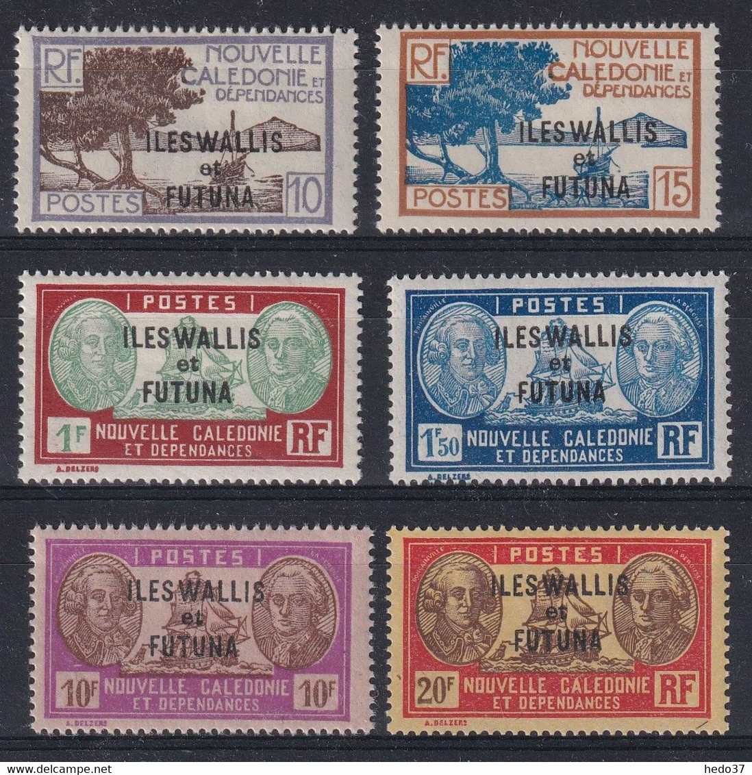 Wallis Et Futuna N°125/130 - Neuf * Avec Charnière - TB - Unused Stamps