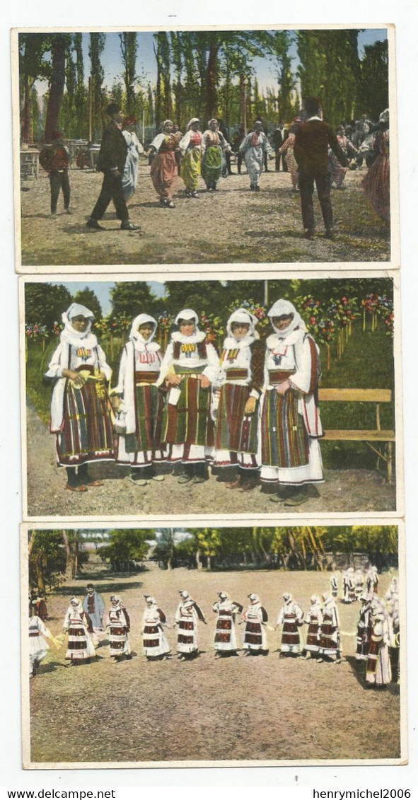 Lot 3 Cpa Arménie Danse Arménienne ? - 5 - 99 Postkaarten