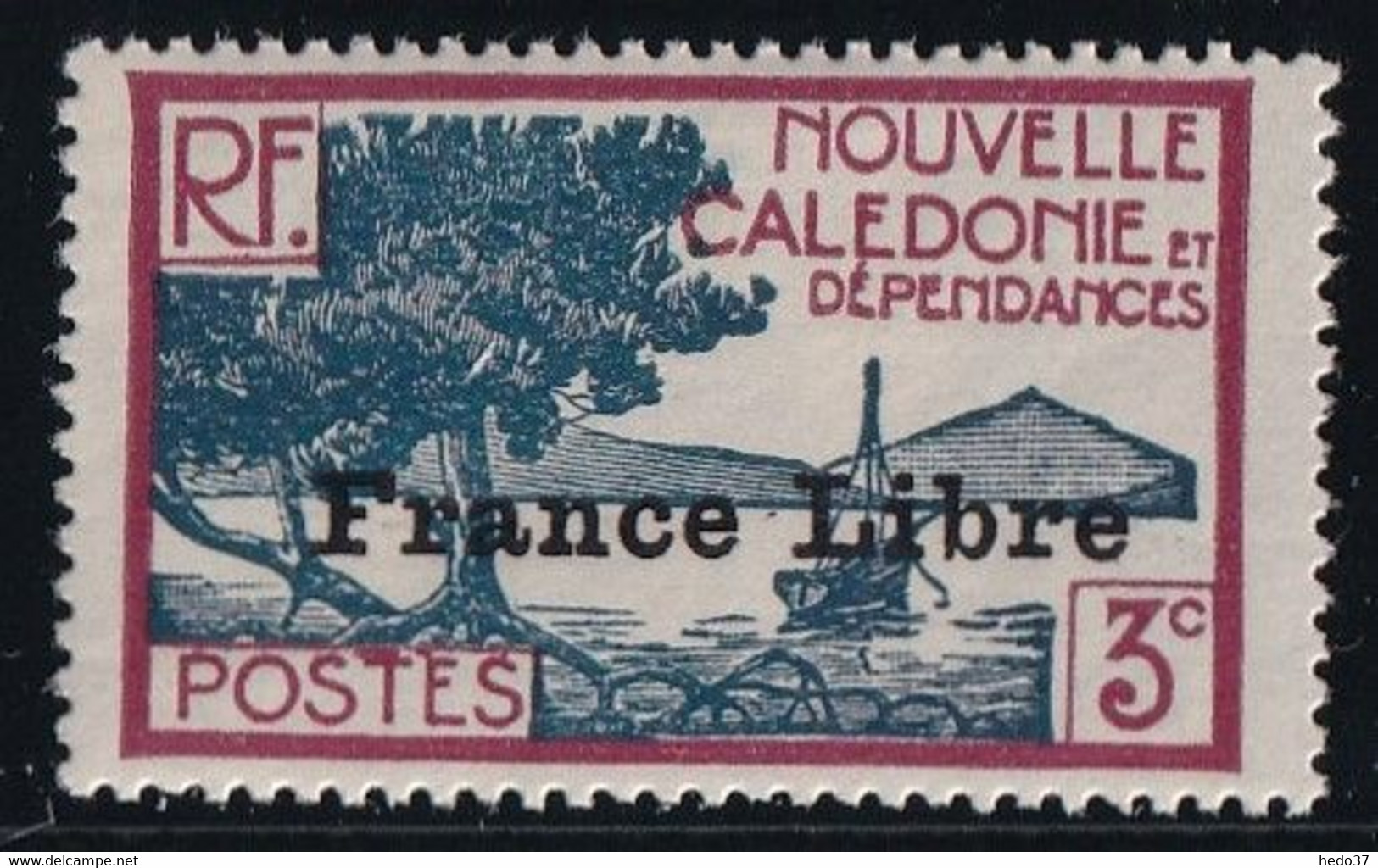 Nouvelle Calédonie N°197 - Neuf * Avec Charnière - TB - Nuevos