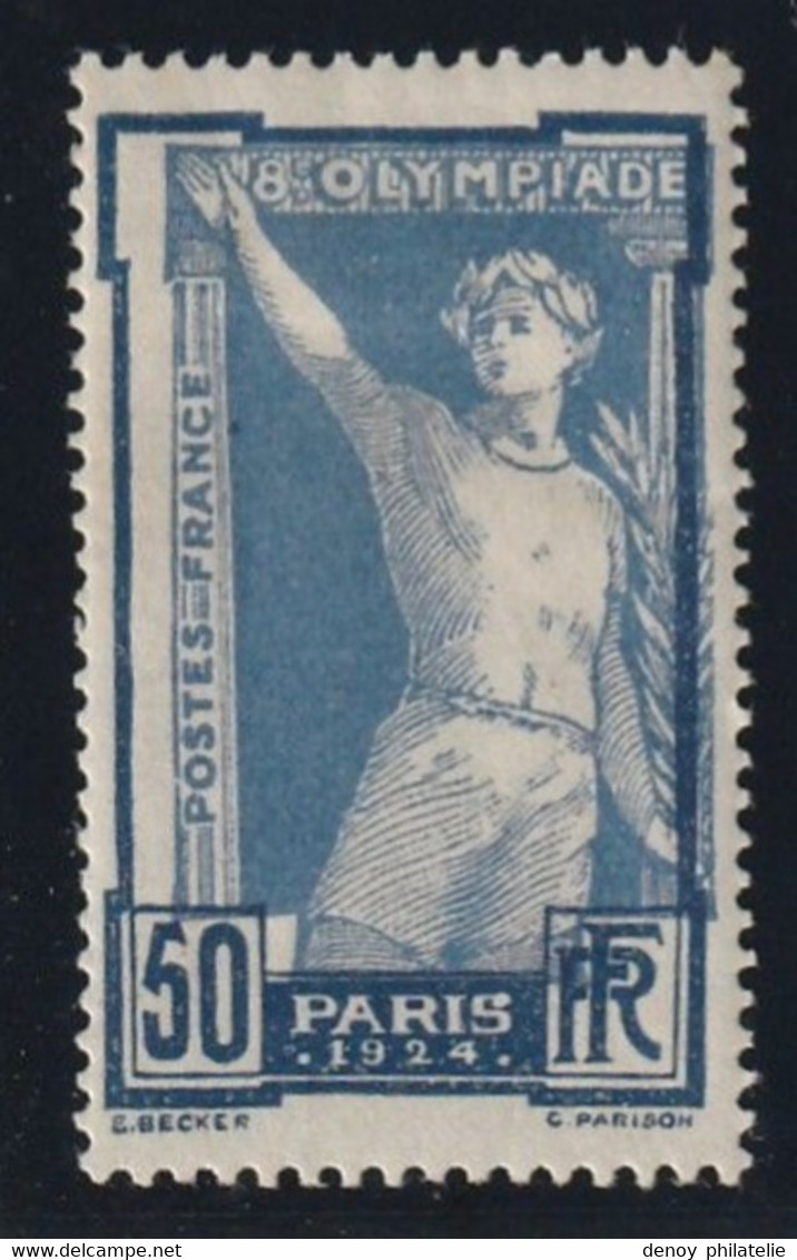 France Numéro 186c Centre Trés Décalé Sur La Droite Avec Charniére * - Unused Stamps