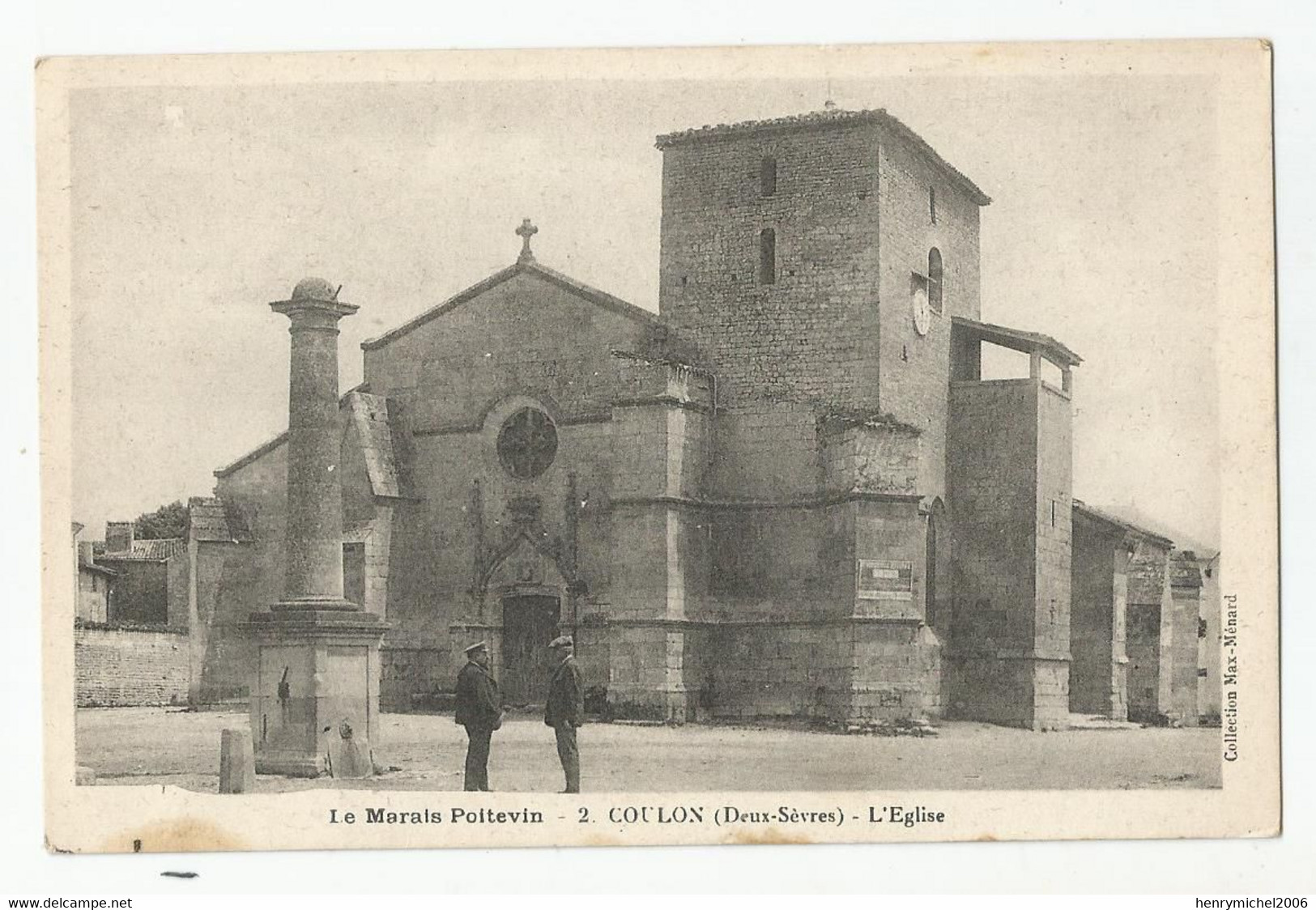 79 Coulon L'église Au Marais Poitevin Ed Max Ménard - Other & Unclassified