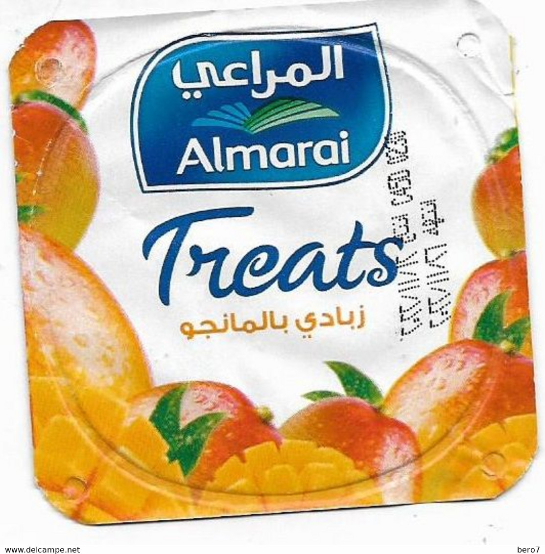 Egypt - Couvercle De Yoghurt Almarai Treats (foil) (Egypte) (Egitto) (Ägypten) (Egipto) (Egypten) Africa - Koffiemelk-bekertjes