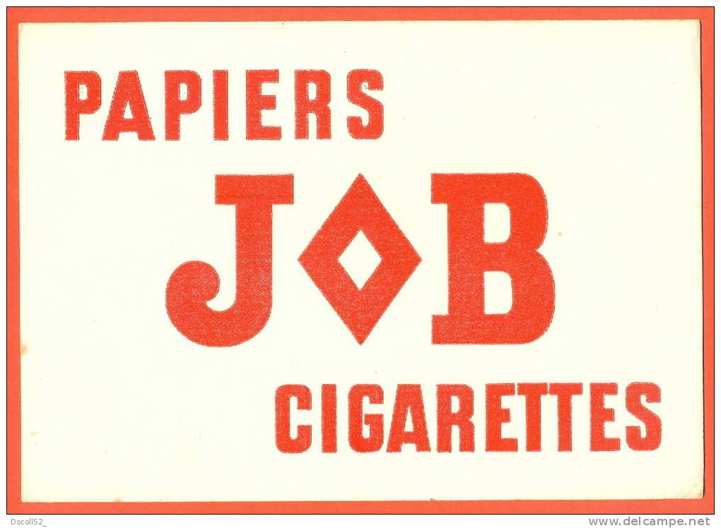 Buvard Job Papiers à Cigarettes - Tabacco & Sigarette