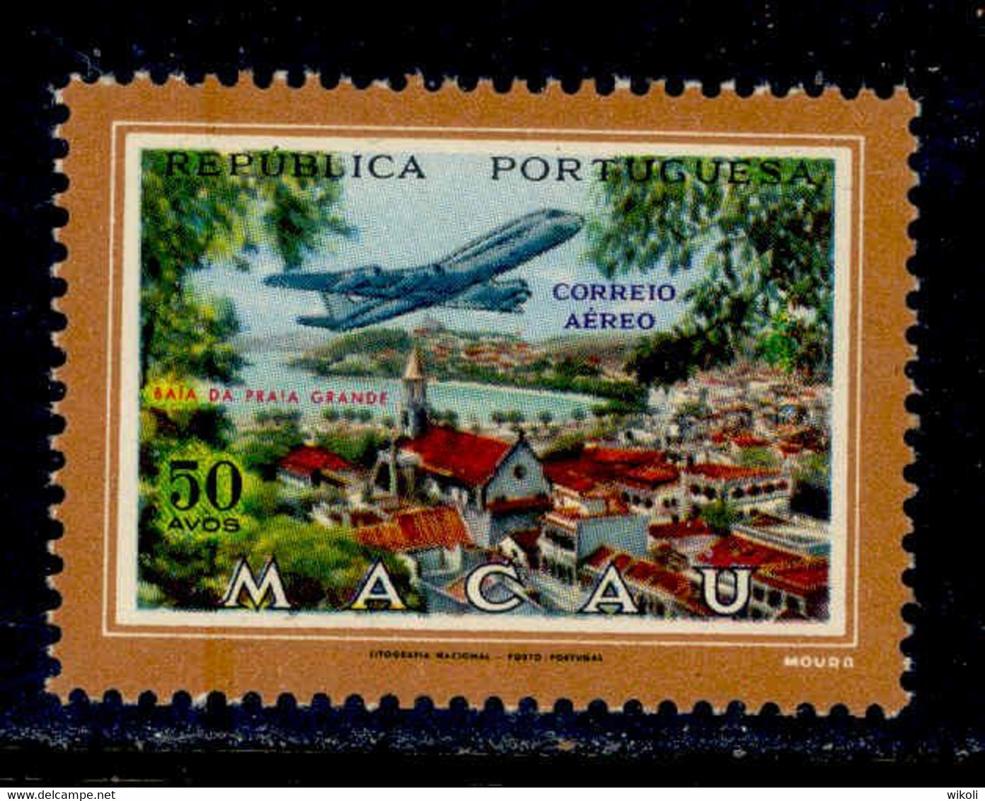 ! ! Macau - 1960 Air Mail 50a - Af. CA 16 - MNH - Poste Aérienne