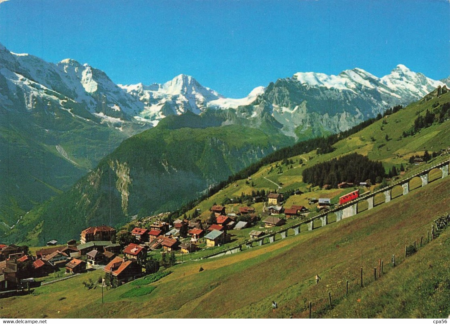 MÜRREN - Allmendhubelbahn. Breithorn - Beringer N°O 5294 - Mürren