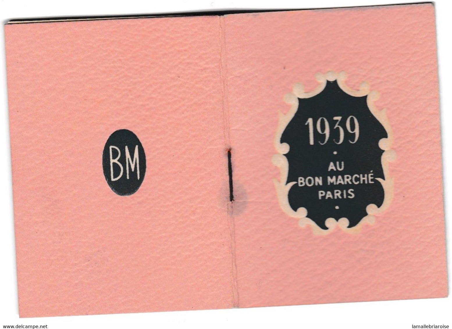 MINI CALENDRIER De 1939, Offert Par LA MAISON BOUCICAUT, AU BON MARCHE. - Kleinformat : 1901-20