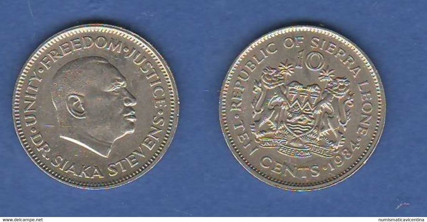 Sierra Leone 10 Cents 1984 - Sierra Leone