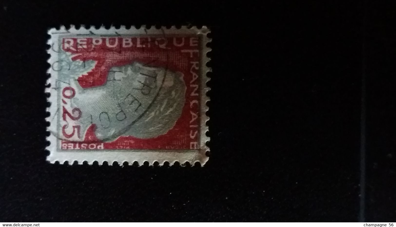 1960 N° 1263  OBLITERE  CADRE GRIS DEPLACER 12.7.1964  ( SCANNE 3 PAS A VENDRE - Usati