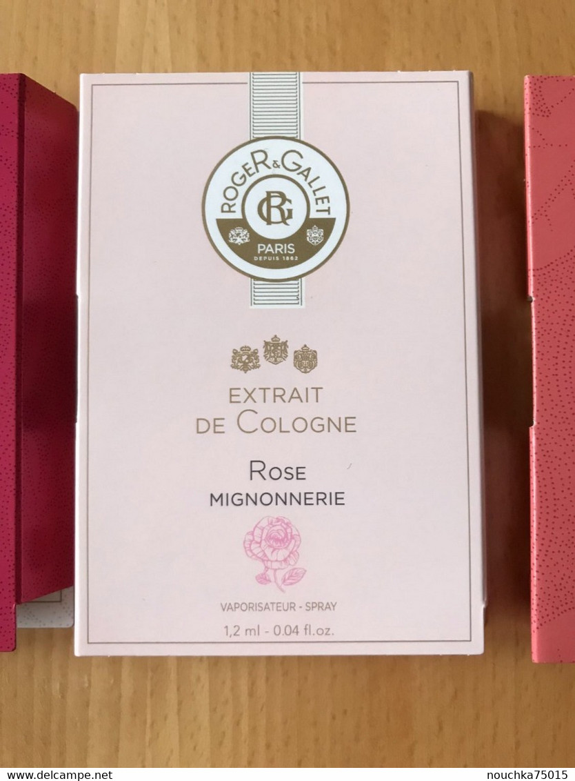 Roger & Gallet - Lot De 3 échantillons - Echantillons (tubes Sur Carte)