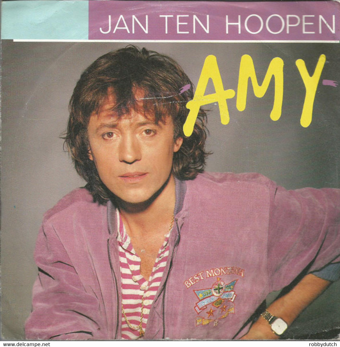 * 7" * JAN TEN HOOPEN - AMY (Holland 1989 EX-) - Other - Dutch Music