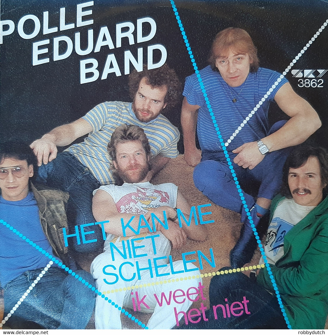 * 7" * POLLE EDUARD BAND - HET KAN ME NIET SCHELEN (Holland 1983 EX) - Otros - Canción Neerlandesa