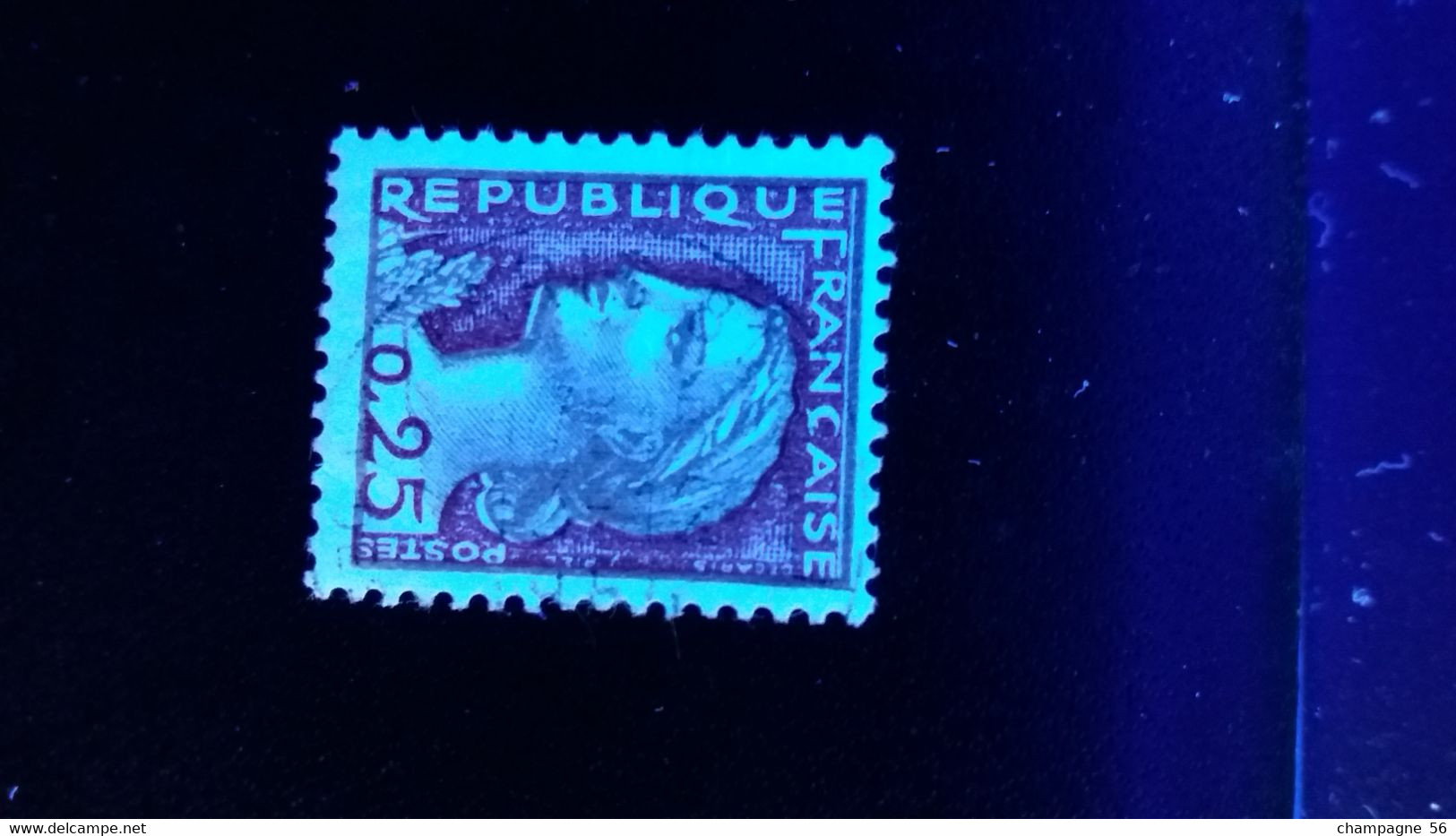 1960 N° 1263  OBLITERE  COULEUR GRIS 13.12.1964 ( SCANNE 3 PAS A VENDRE - Used Stamps