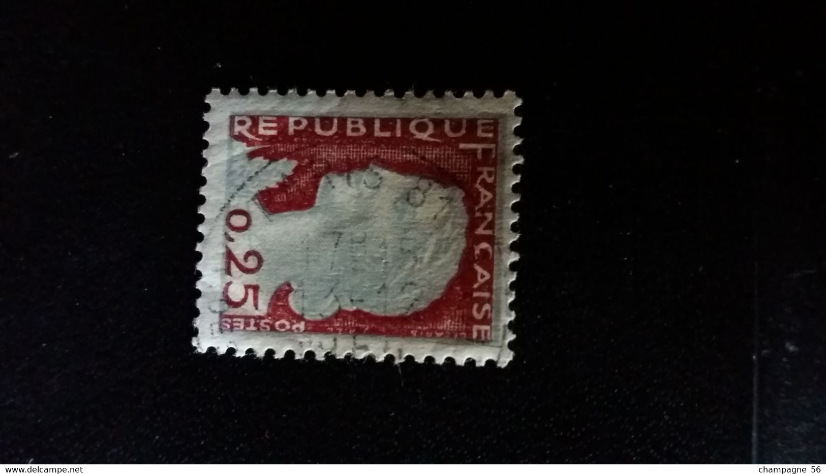 1960 N° 1263  OBLITERE  COULEUR GRIS 13.12.1964 ( SCANNE 3 PAS A VENDRE - Used Stamps