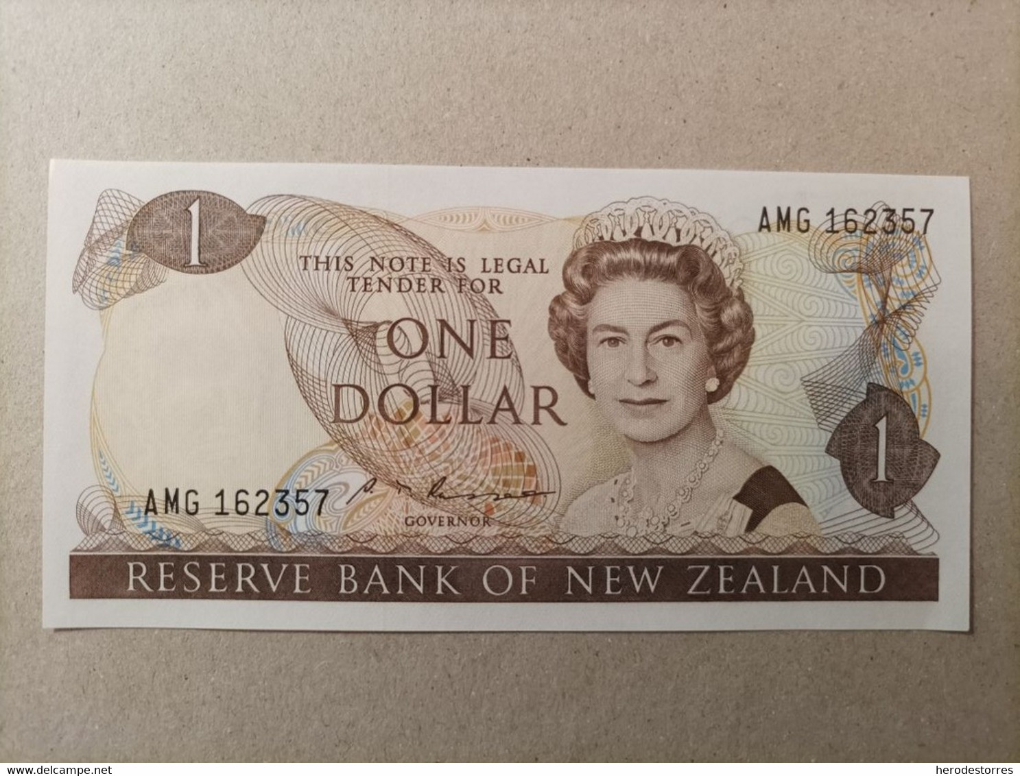 Billete De Nueva Zelanda De 1 Dólar, UNC - Nueva Zelandía