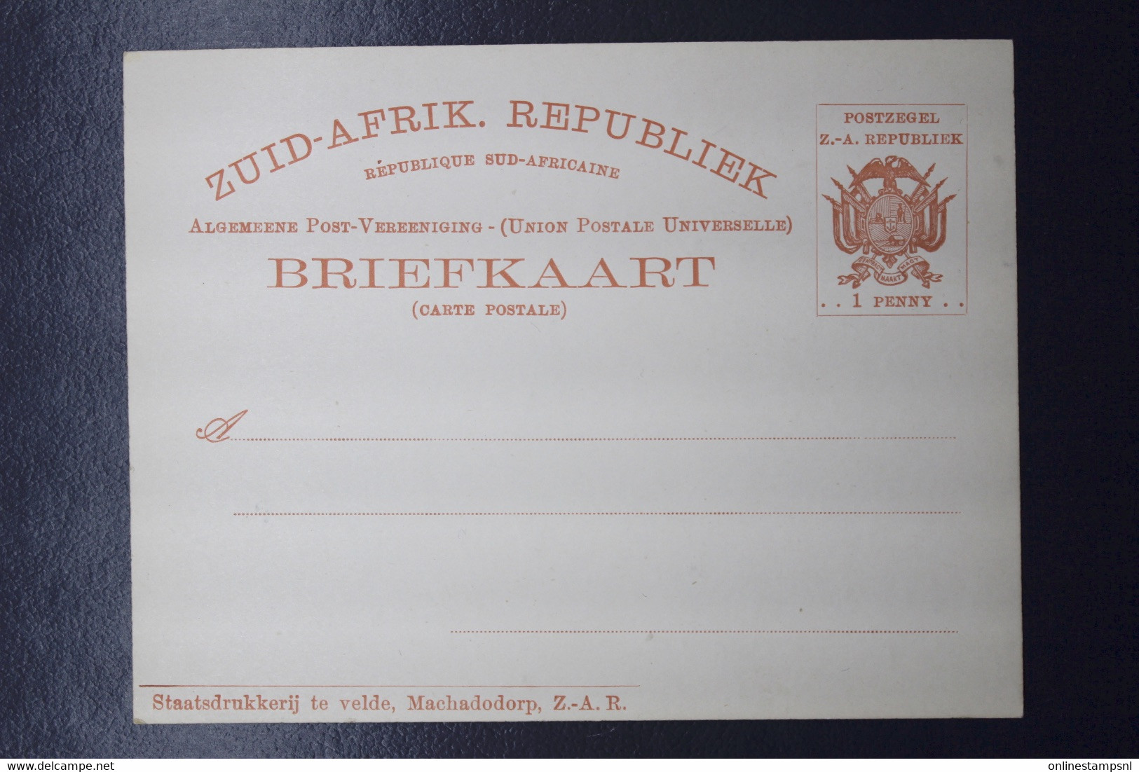 South Africa: Postcard Unused - Briefe U. Dokumente