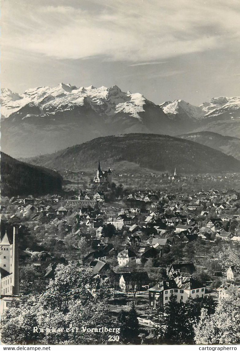 Austria Postcard Rankweil Voralberg Aerial Scene - Rankweil