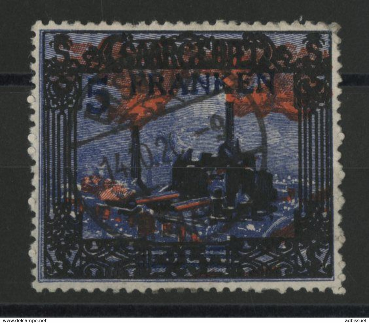 SARRE SAAR N° 82 (Mi 83) Cote 50 € Oblitéré. TB - Used Stamps