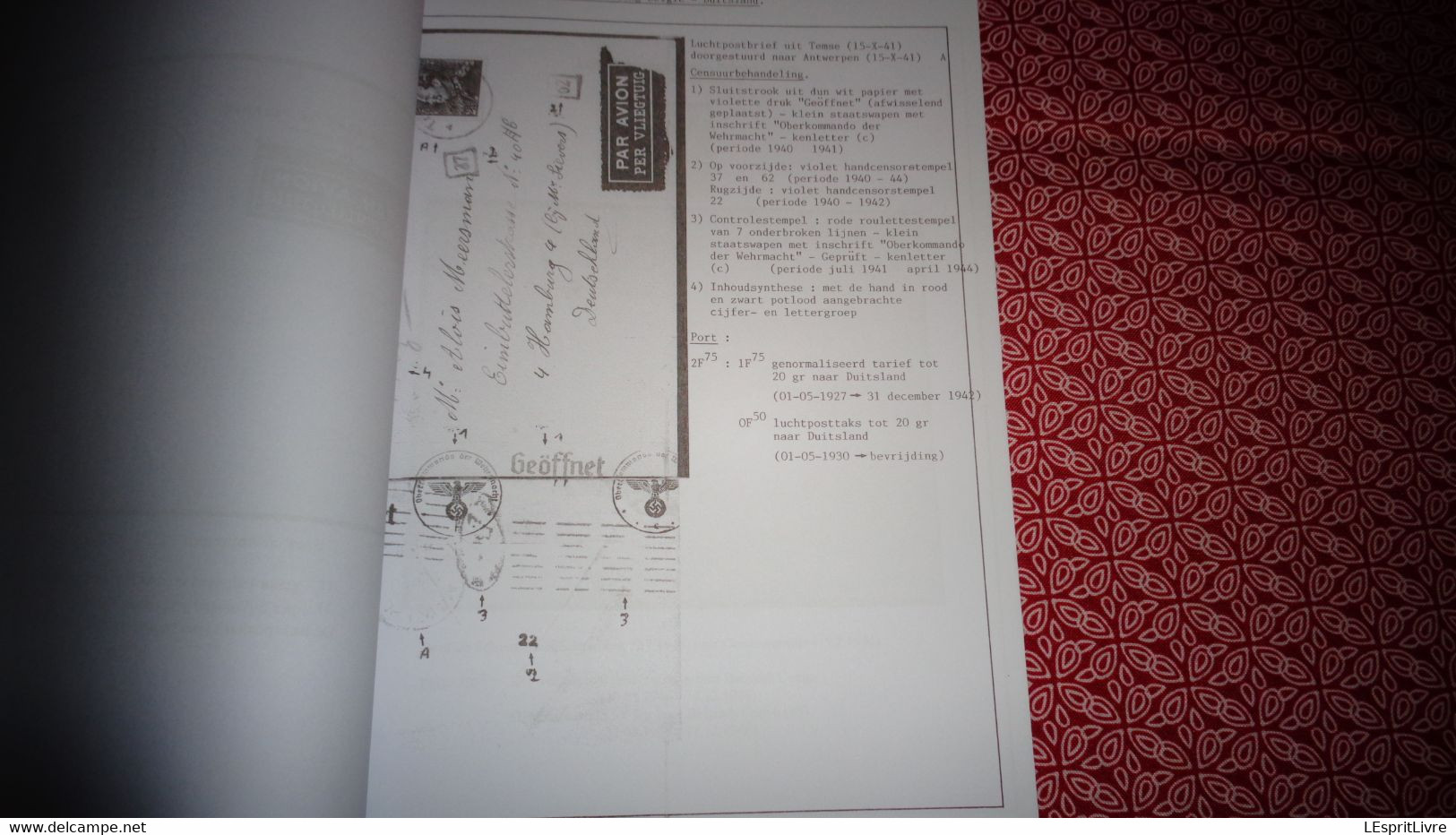 LUCHTPOSTBRIEVEN GEFRANKEERD MET DE POORTMAN ZEGELS Marcophilie Aéropostale Cachet Aérophilatélie Lettre Timbre Portman