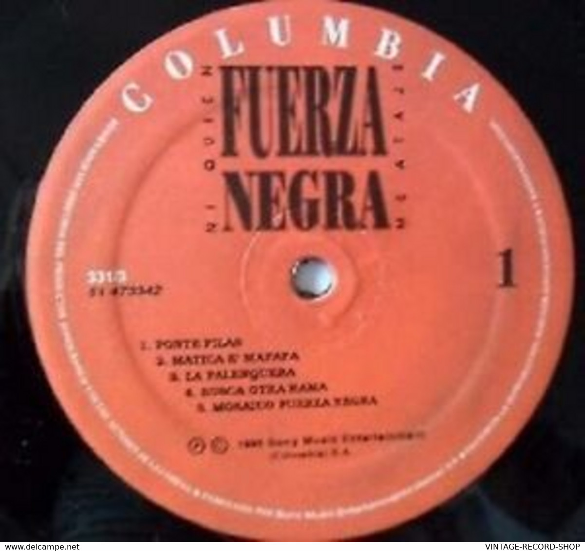 FUERZA NEGRA-NI QUIEN ME ATAJE-MATICA DE MAFAFA-VARIOS /PROMO-COLUMBIA 1995 - World Music