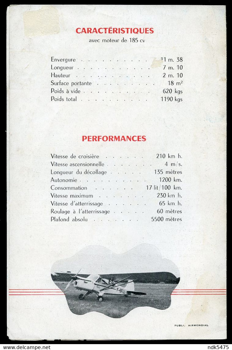 1940 / 50s BROCHURE : LE MERCUREY - STE BOISAVIA, IVRY SUR SEINE - Werbung