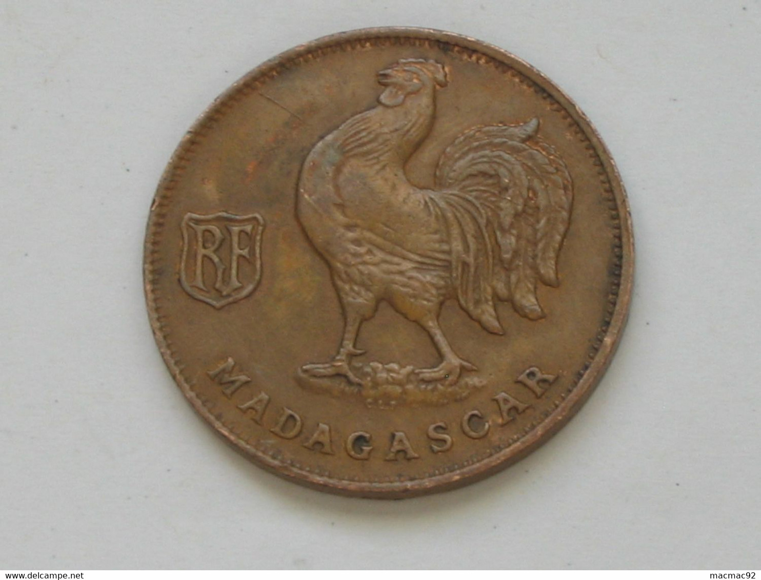 MADAGASCAR - 1 Franc 1943 Patrie Honneur  **** EN ACHAT IMMEDIAT **** - Madagascar