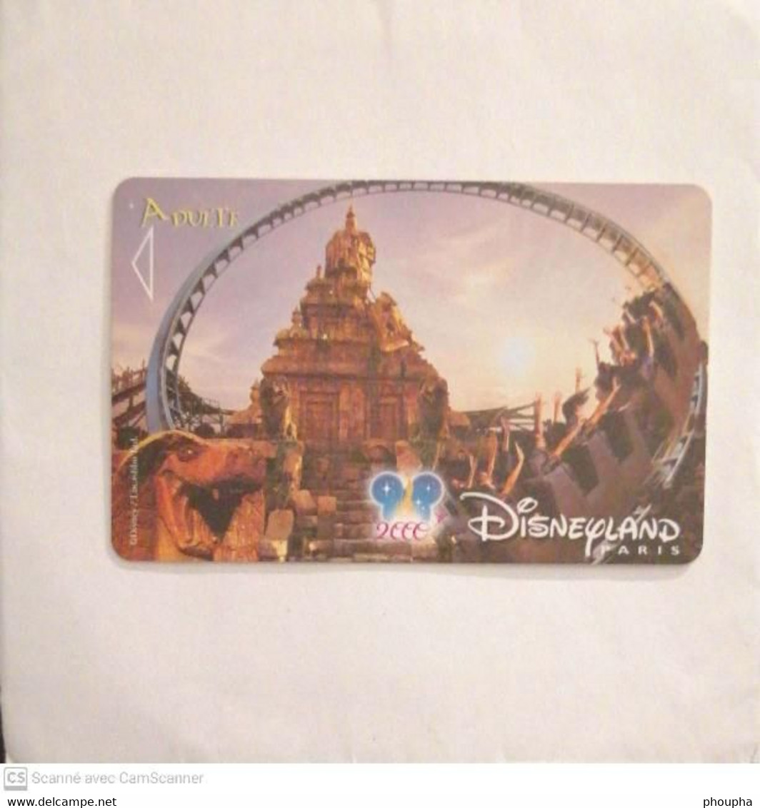 Pass Disney Paris Ancien - Pasaportes Disney