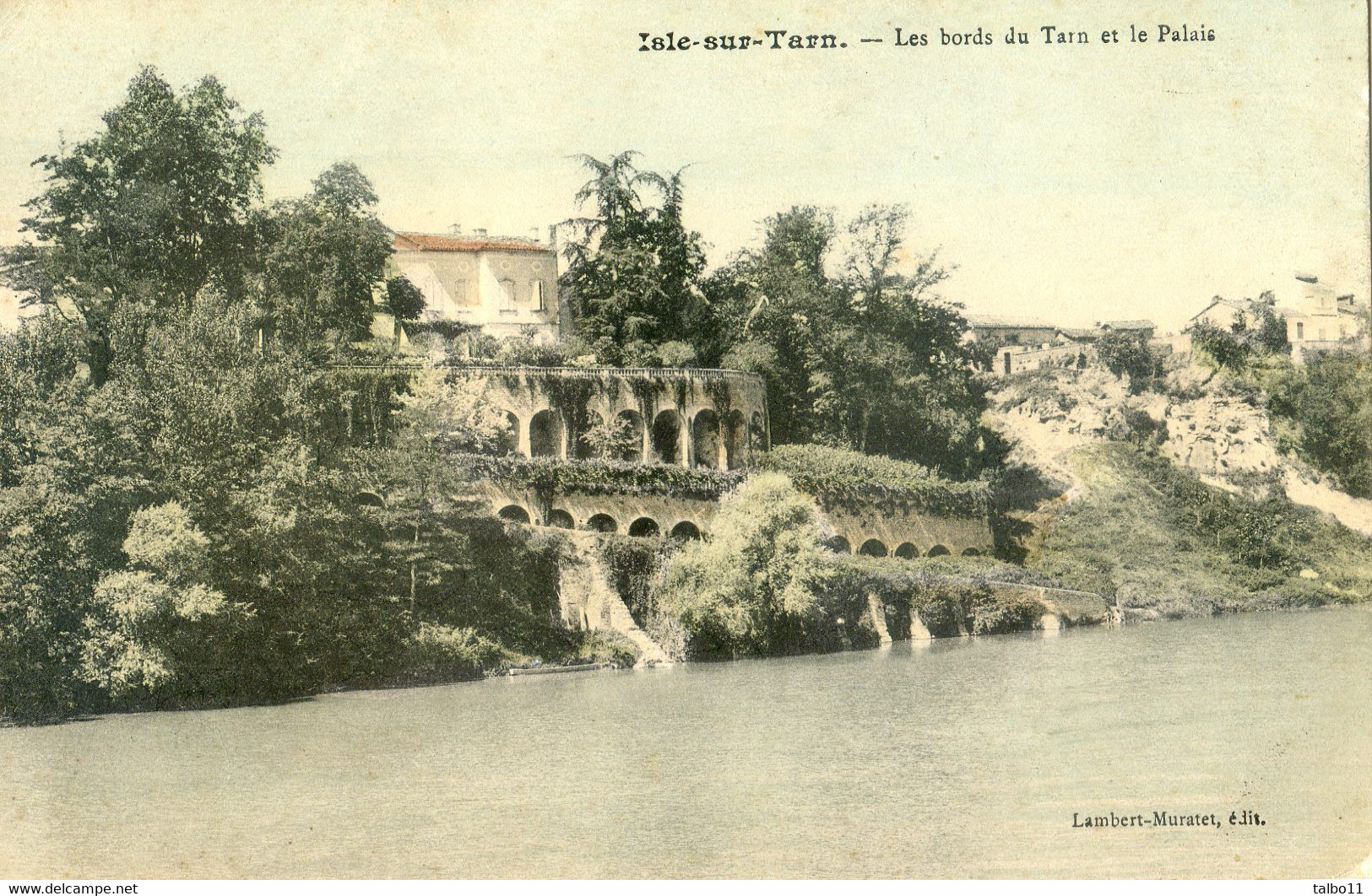 81 - Lisle Sur Tarn - Les Bords Du Tarn Et La Palais - Lisle Sur Tarn